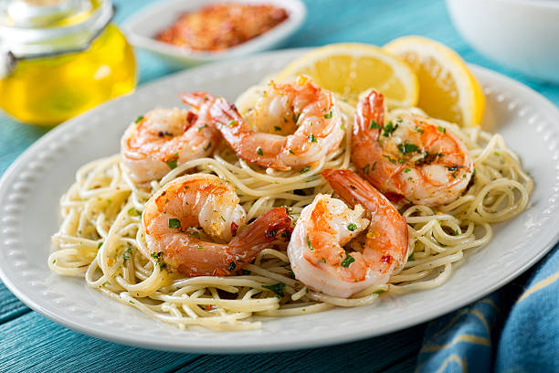 Lemon Garlic Butter Shrimp Pasta