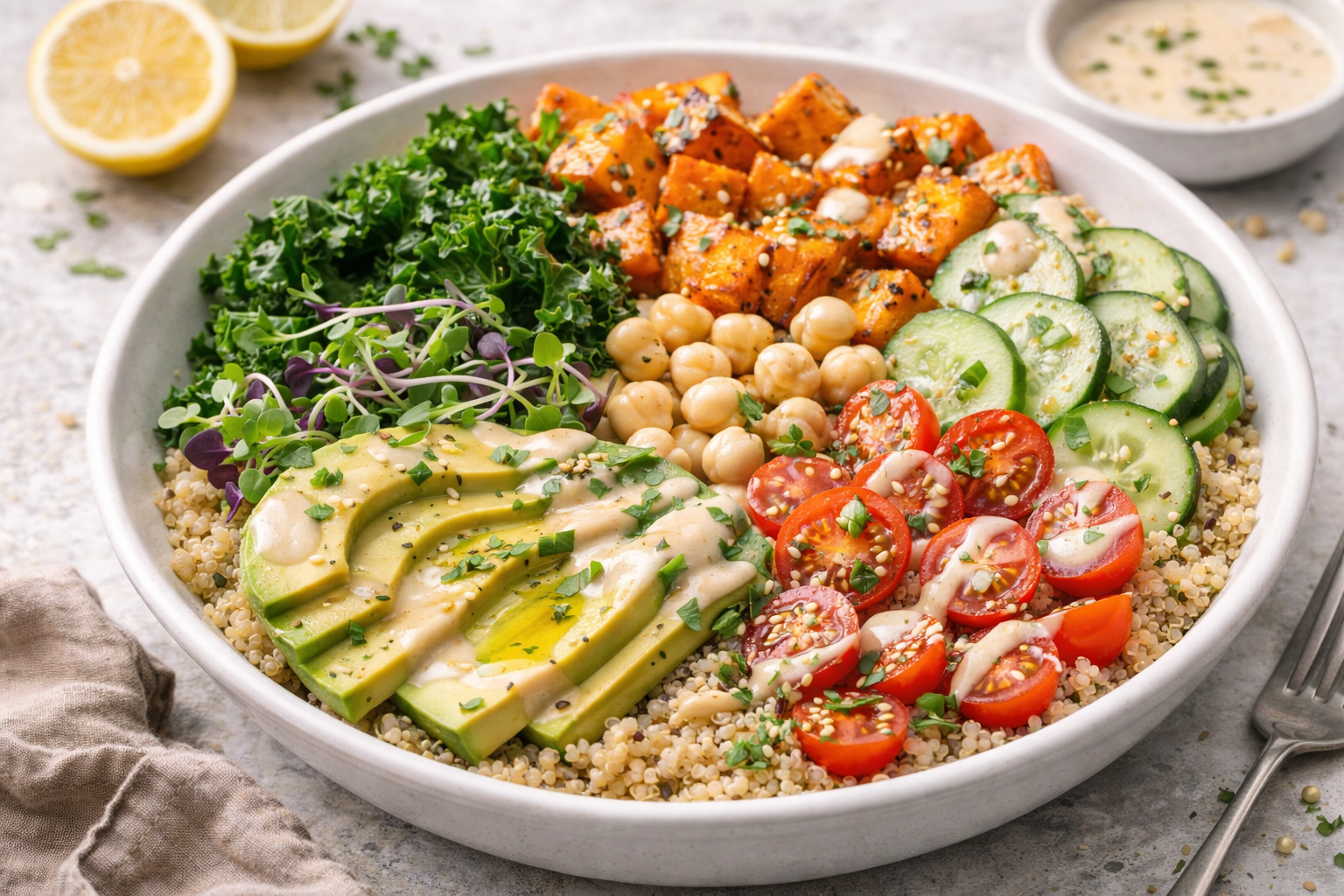 Fresh Garden Salad with mixed greens