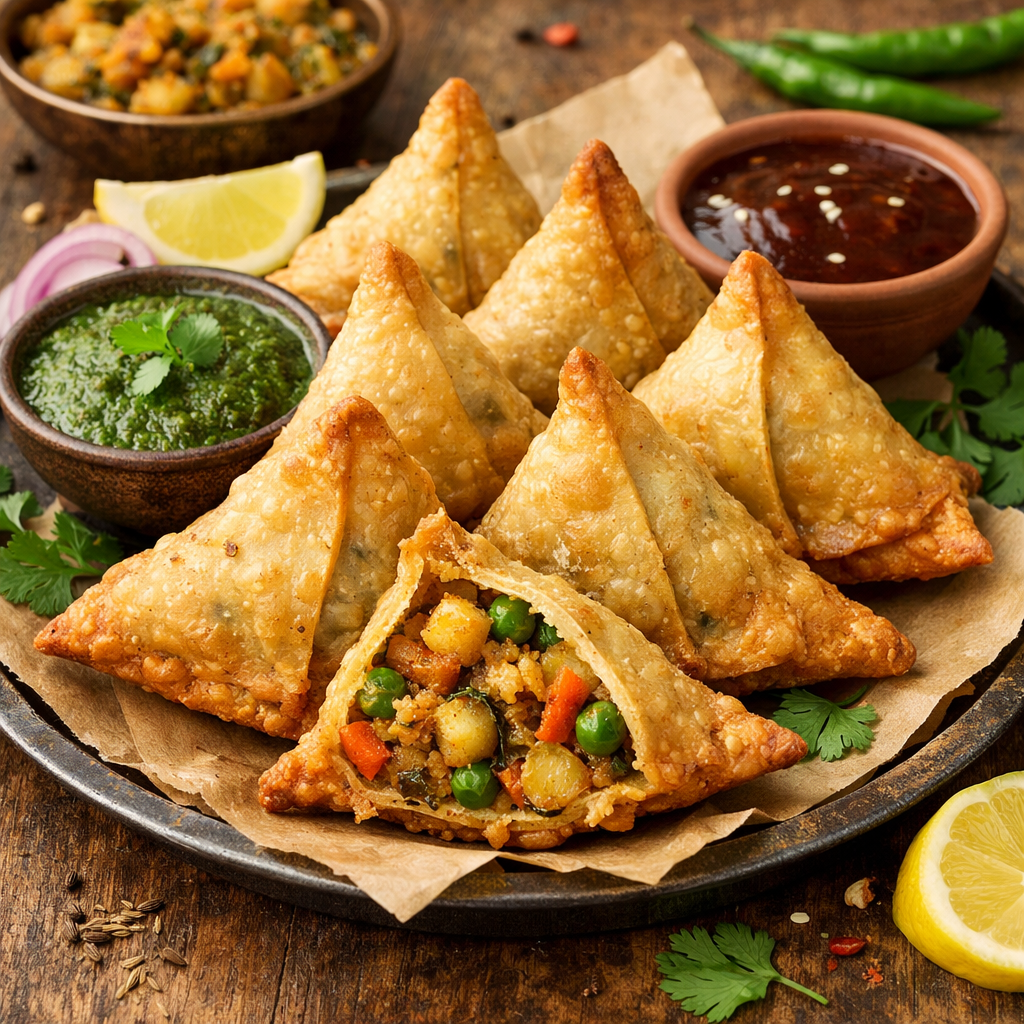 Authentic Vegetable Samosas